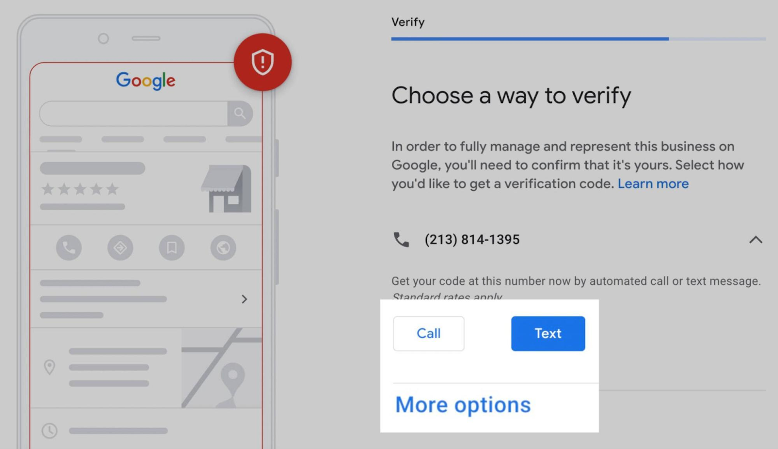 more verification options