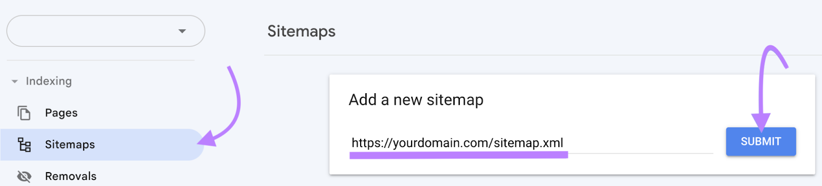 add new sitemap options highlighted