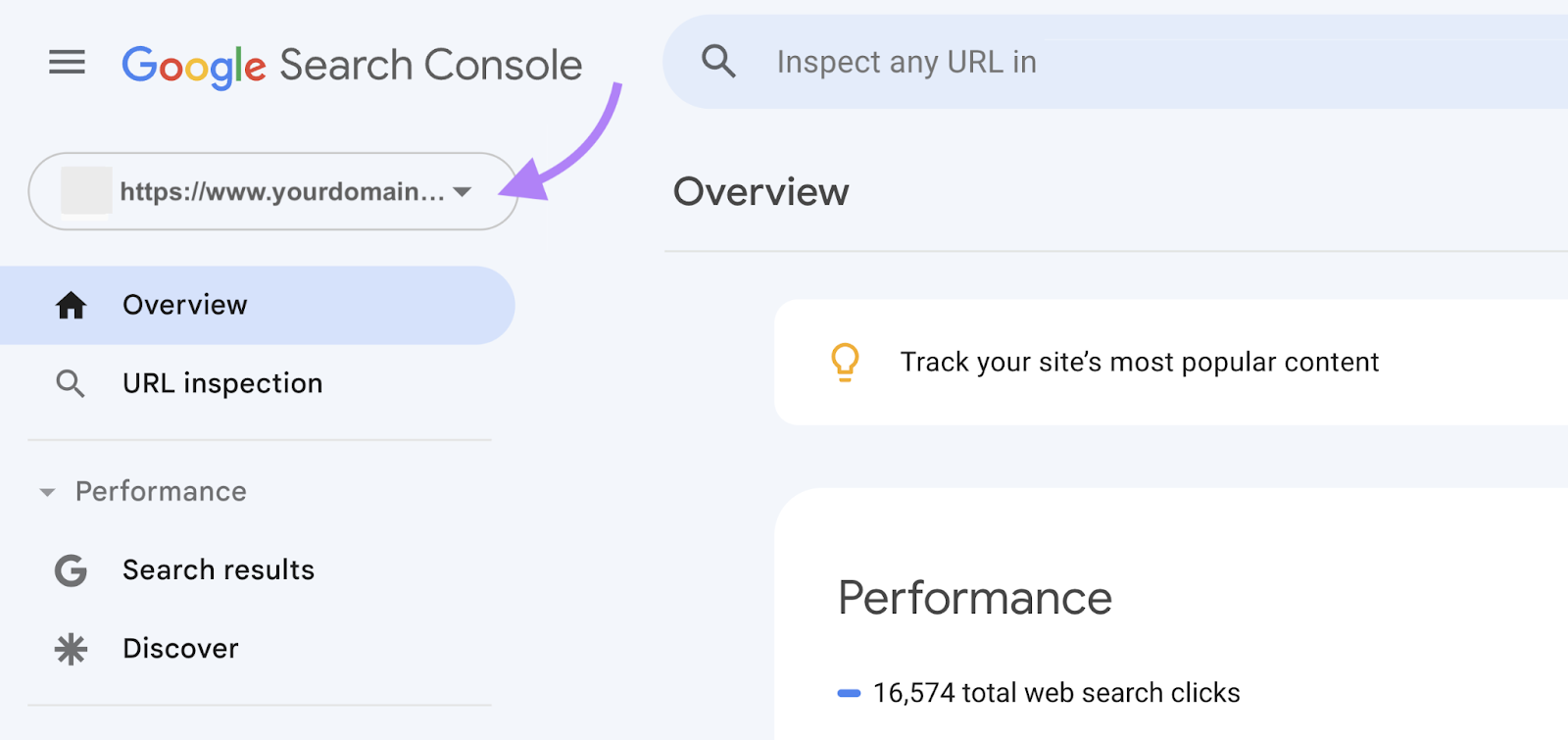 Google Search Console account