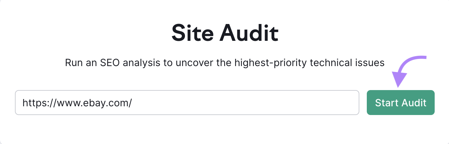 Site Audit tool