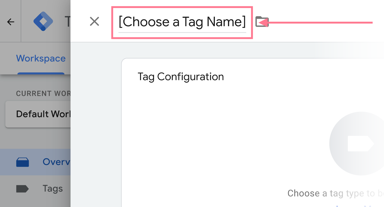 choose a tag name