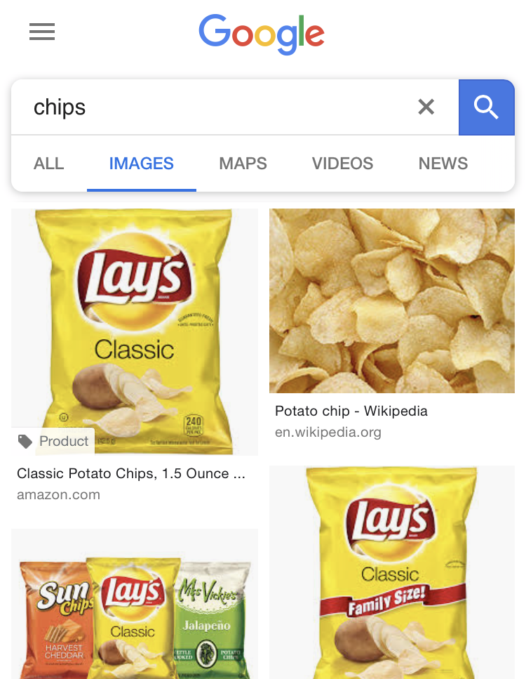 Google US image search results