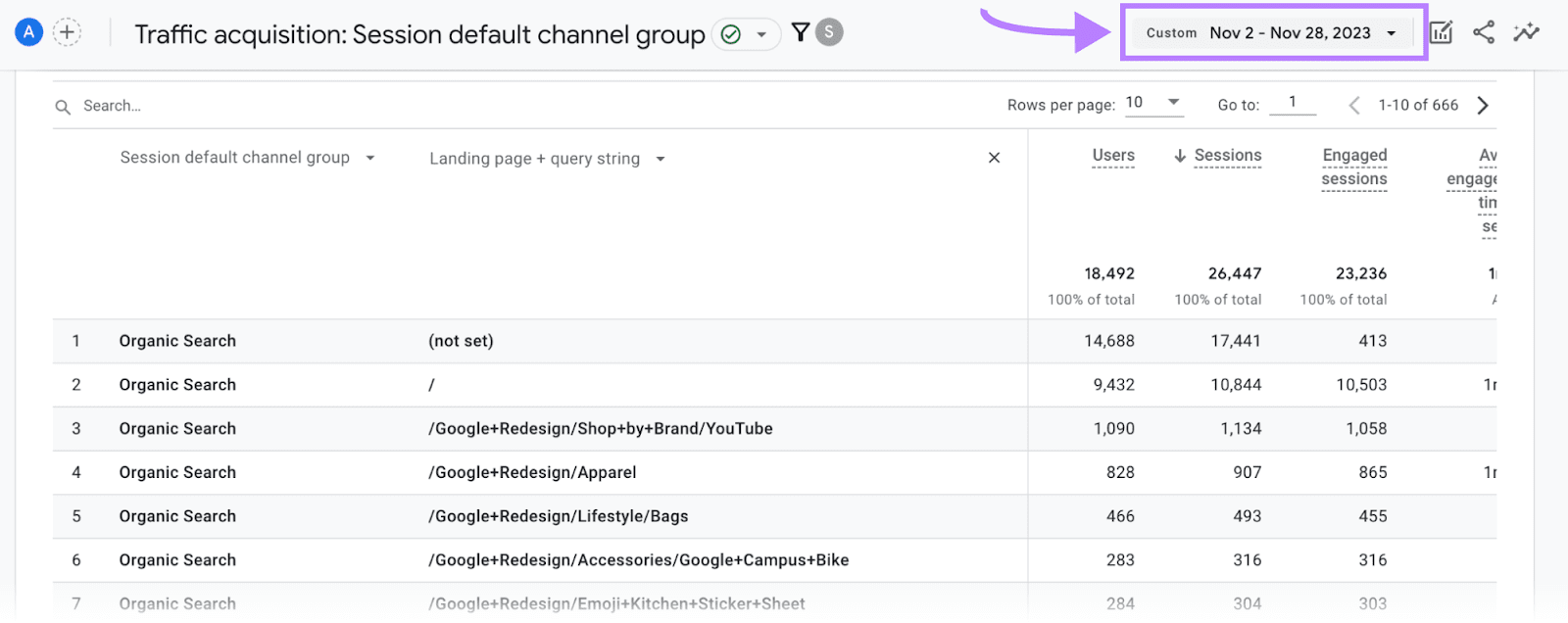 Date tab highlighted in the upper right corner