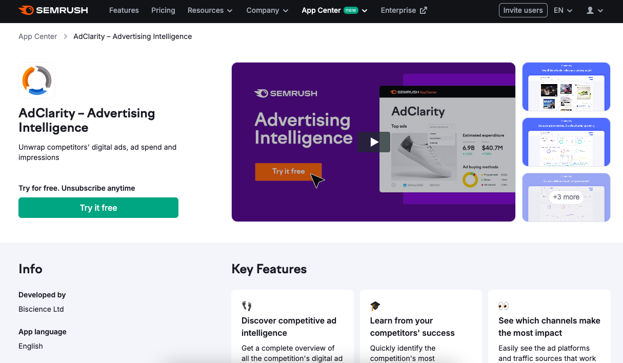 adclarity main page