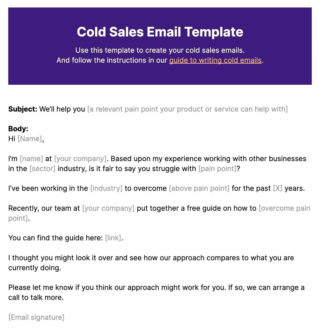 11 Cold Email Templates Sure To Attract Hot Leads