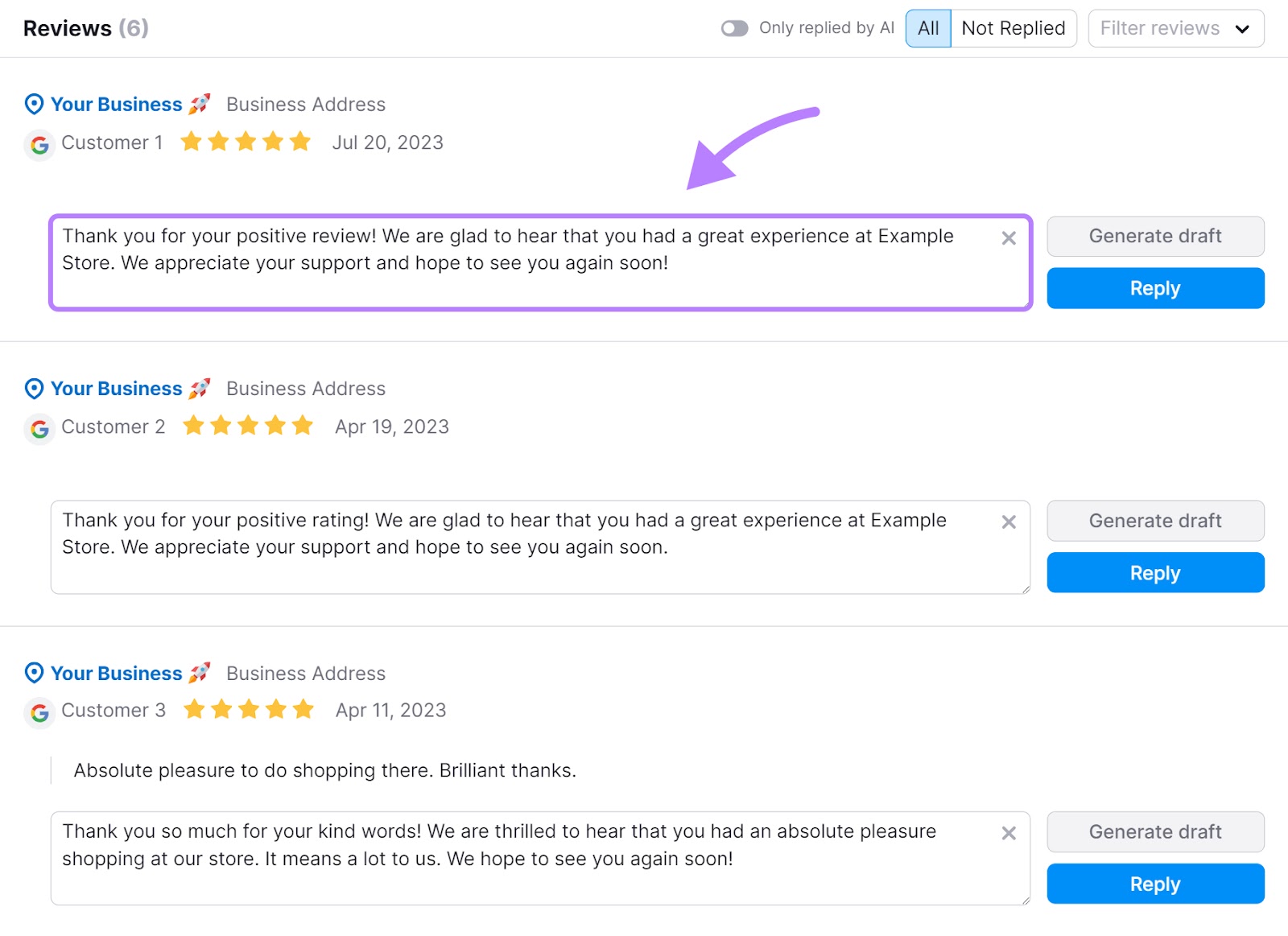 Review Management tool reviews