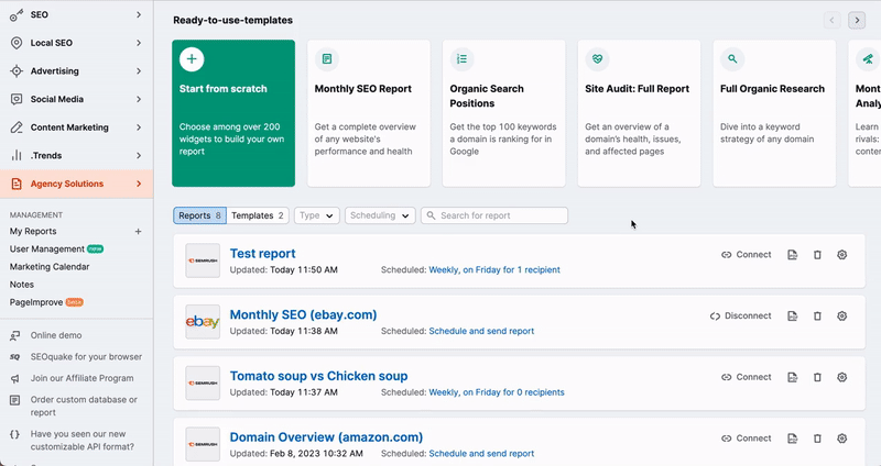 Linking reports to a Client Portal. 