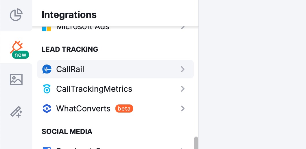 Integrations in My Reports image 7